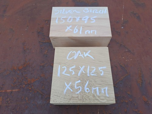 Oak and silver - birch, wood