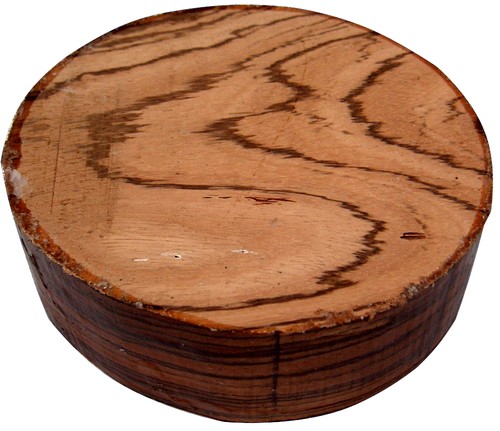Zebrano bowl blank 2 - bowl, 4"