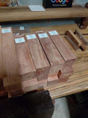 African rosewood spindle blank - rosewood,