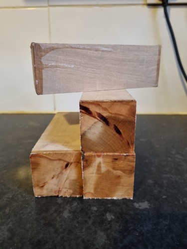 Beech spindle blanks 6x2x2 - beech,