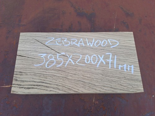 Zebrawood blank for - zebrawood,