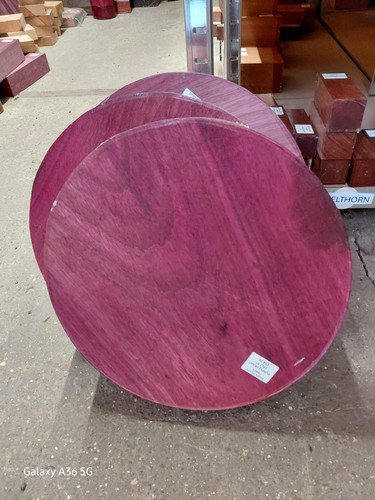 Purpleheart bowl blank - purpleheart,