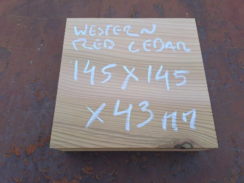 Western red cedar wood - cedar, blank
