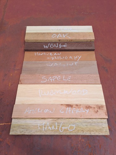 Mix bundle different woods - different,