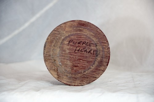 Purpleheart wood bowl blank - -,
