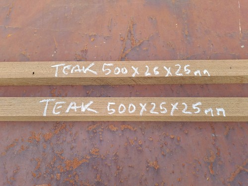 Burmese teak wood spindles - wood,