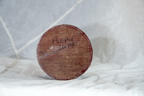Purpleheart wood bowl blank - purpleheart,