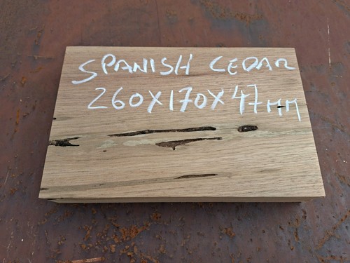 Spanish cedar wood blank - spanish,